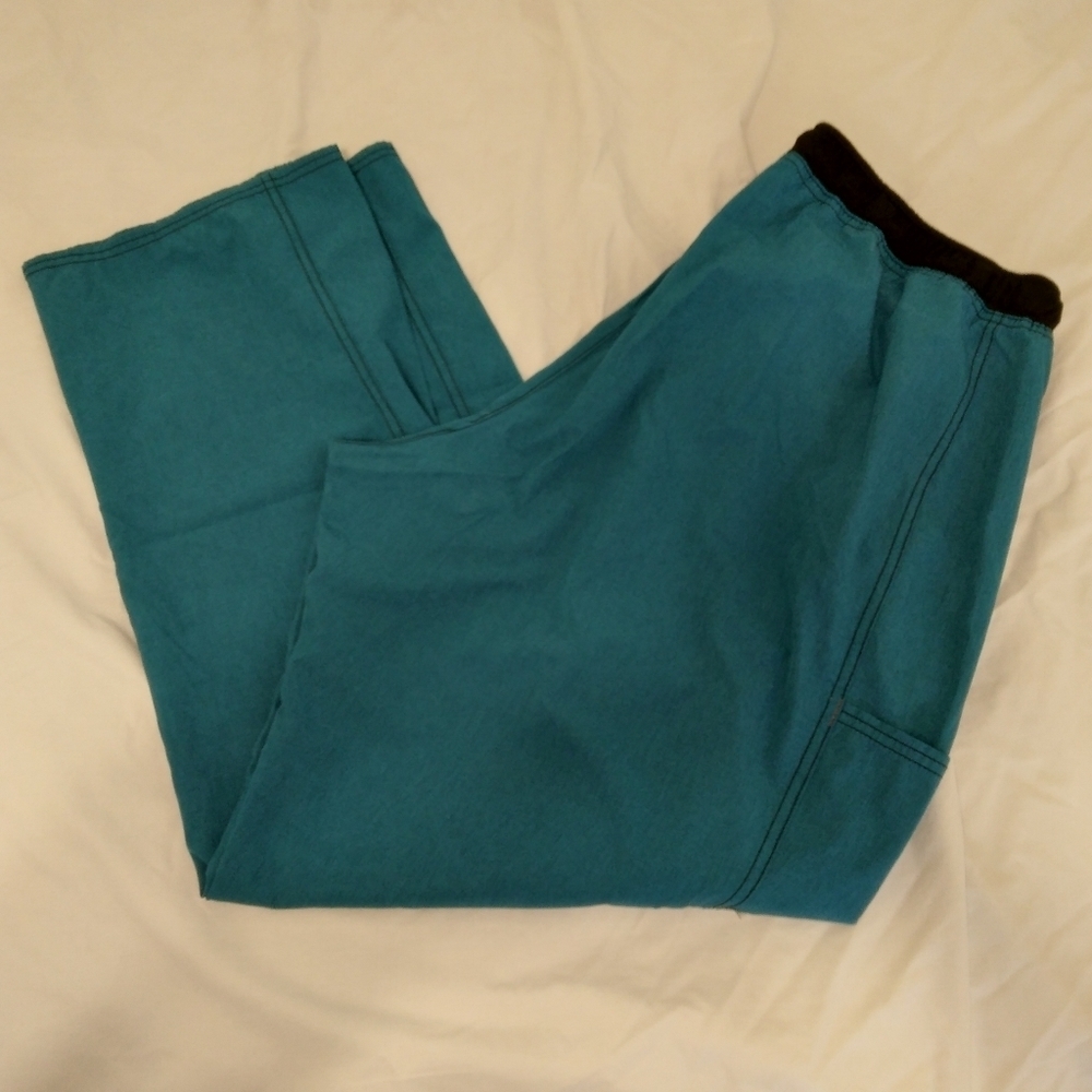Scrubstar Unisex 2XL Teal Pants Polyester 3 pockets Drawstring Scrubs